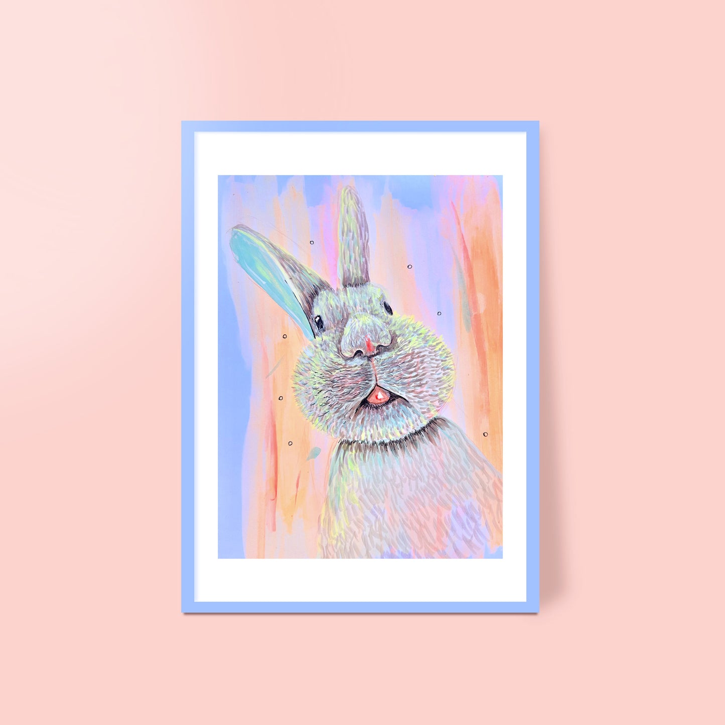 Follow the multicolor rabbit - LIMITED EDITION - Fine Art Giclée Print
