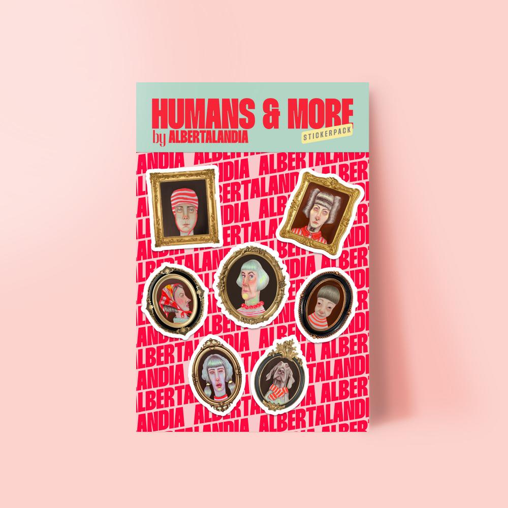 Humans & More - Big sticker pack